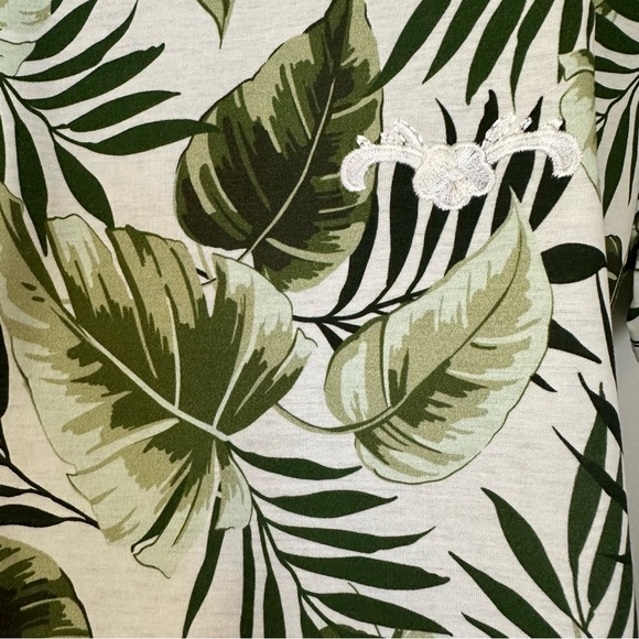 SOLD! MARELLA MAXMARA Intrend Label Printed Leaves T-shirt Size:M 165/88A New - Picture 6 of 9